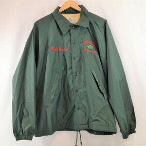 Rollsters Sports Bar Jacket Welland Ontario ON Uncle Howard Sewn Green Large Vtg